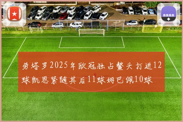 劳塔罗2025年欧冠独占鳌头打进12球凯恩紧随其后11球姆巴佩10球